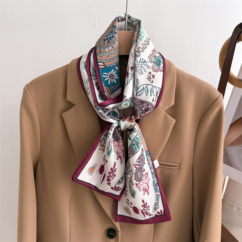 45 Color Women Silk Feel Print - огляд і ціна Face Scarf Mask