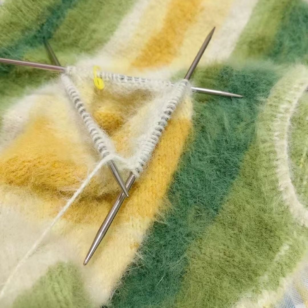 Gradient Wool Mohair Yarn Dyei - огляд і ціна Woven Scarf Blanket
