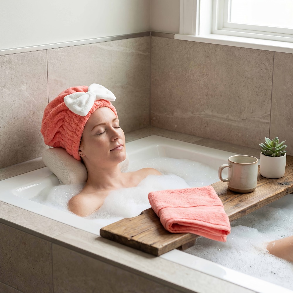Microfiber Hair Drying Cap, Qu - огляд і ціна Head Wrap Turban