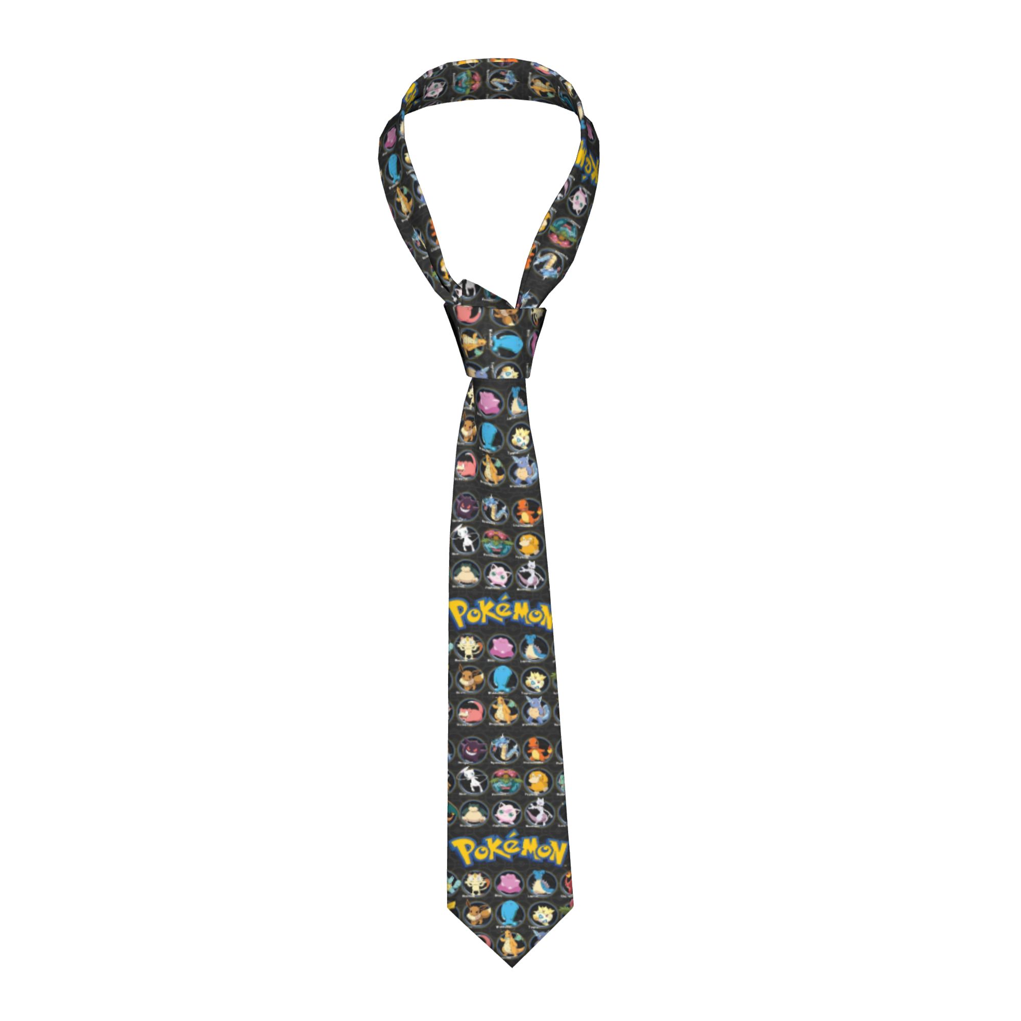 Cartoon Pokemon Characters Nec - огляд і ціна Skinny Tie Men
