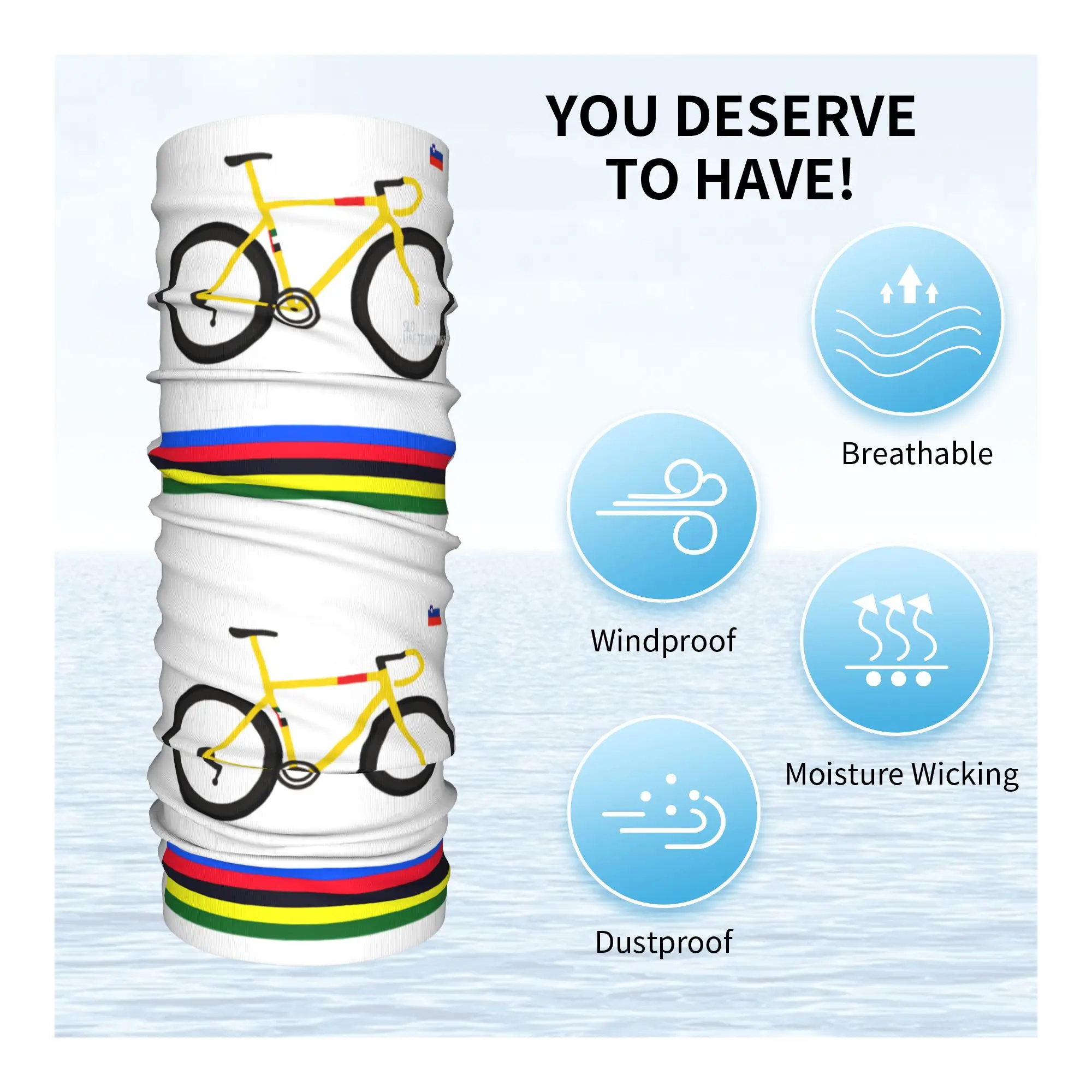 UAE Tadejs Cycling Racer Pogac - огляд і ціна Neck Warmer Tube