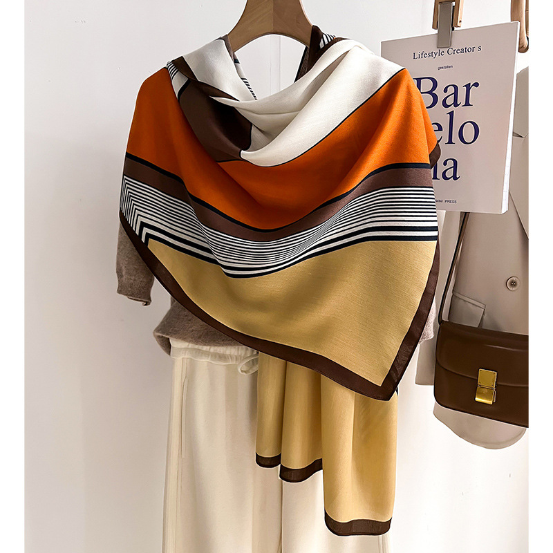 Luxury Brand Scarf  Wool Cotto - огляд і ціна Pashmina Wrap Large