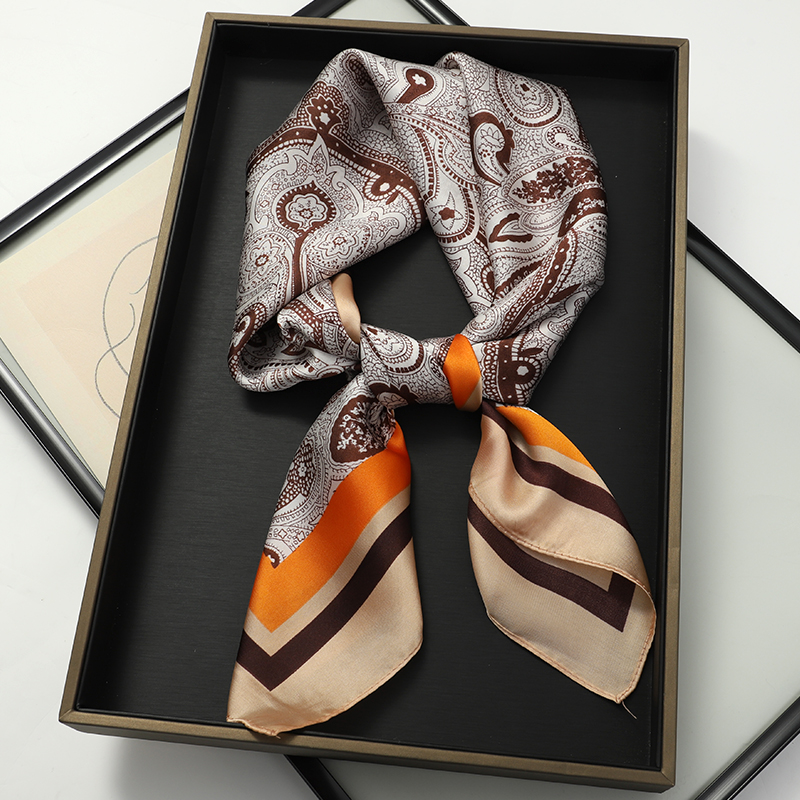 Luxury Spring Silk Scarf Women - огляд і ціна Silk Tie Striped