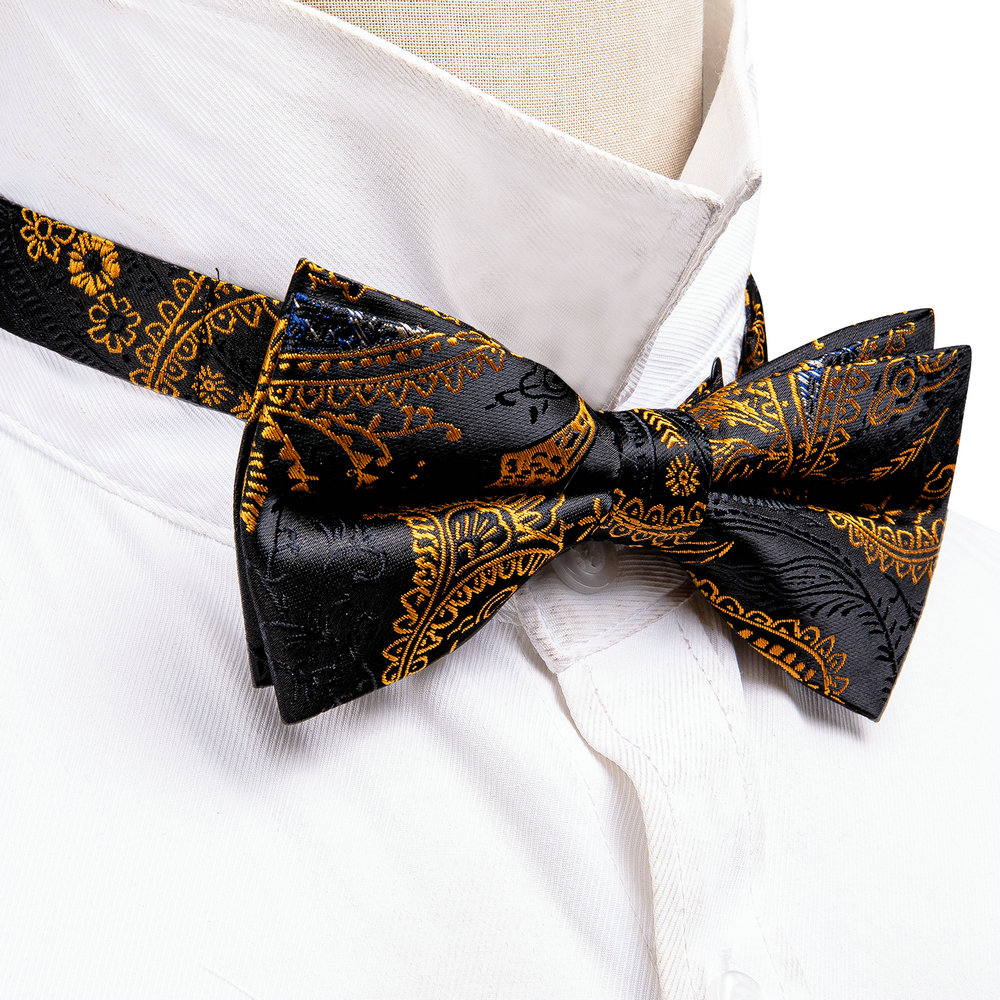 Barry.Wang Silk Mens Bow Tie B - огляд і ціна Bow Tie Pre Tied