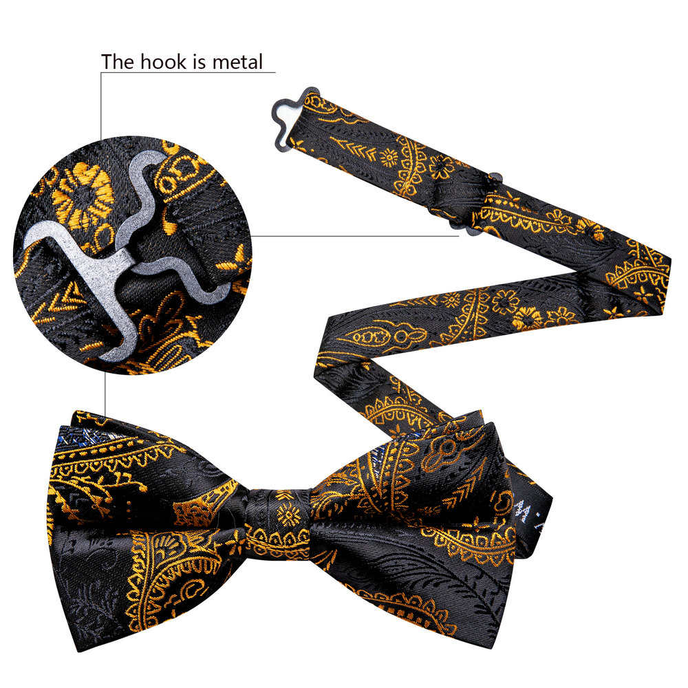 Barry.Wang Silk Mens Bow Tie B - огляд і ціна Bow Tie Pre Tied