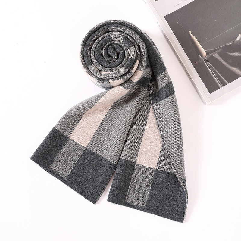 Luxury Scarf Man Winter Warm W - огляд і ціна Muffler Men Wool