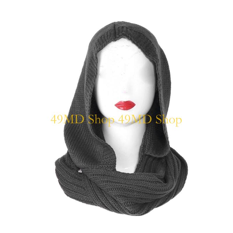 49MD Winter Hat for Women Hood - огляд і ціна Infinity Scarf Knit
