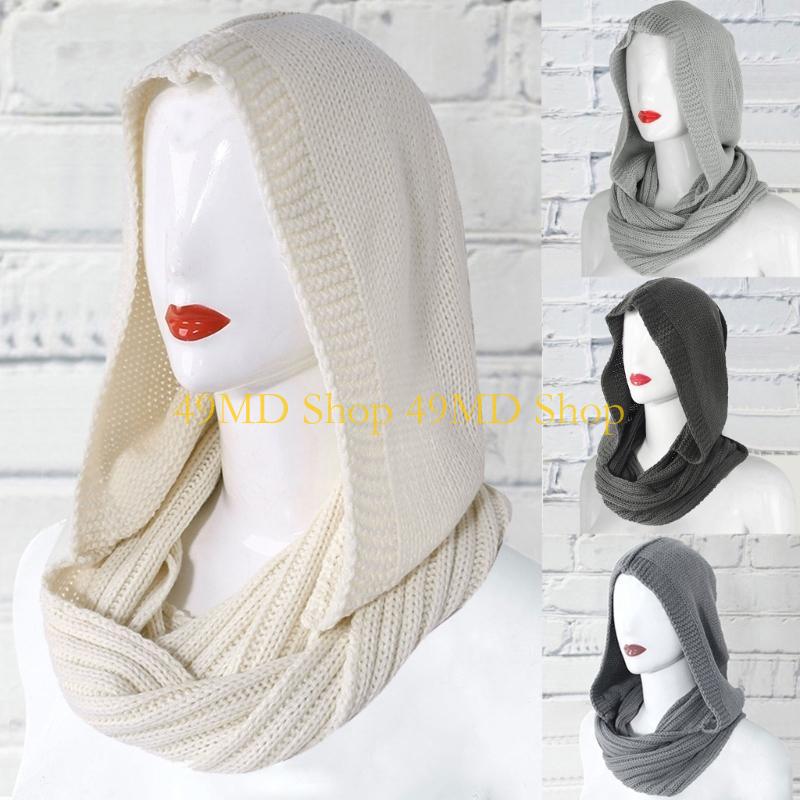 49MD Winter Hat for Women Hood - огляд і ціна Infinity Scarf Knit