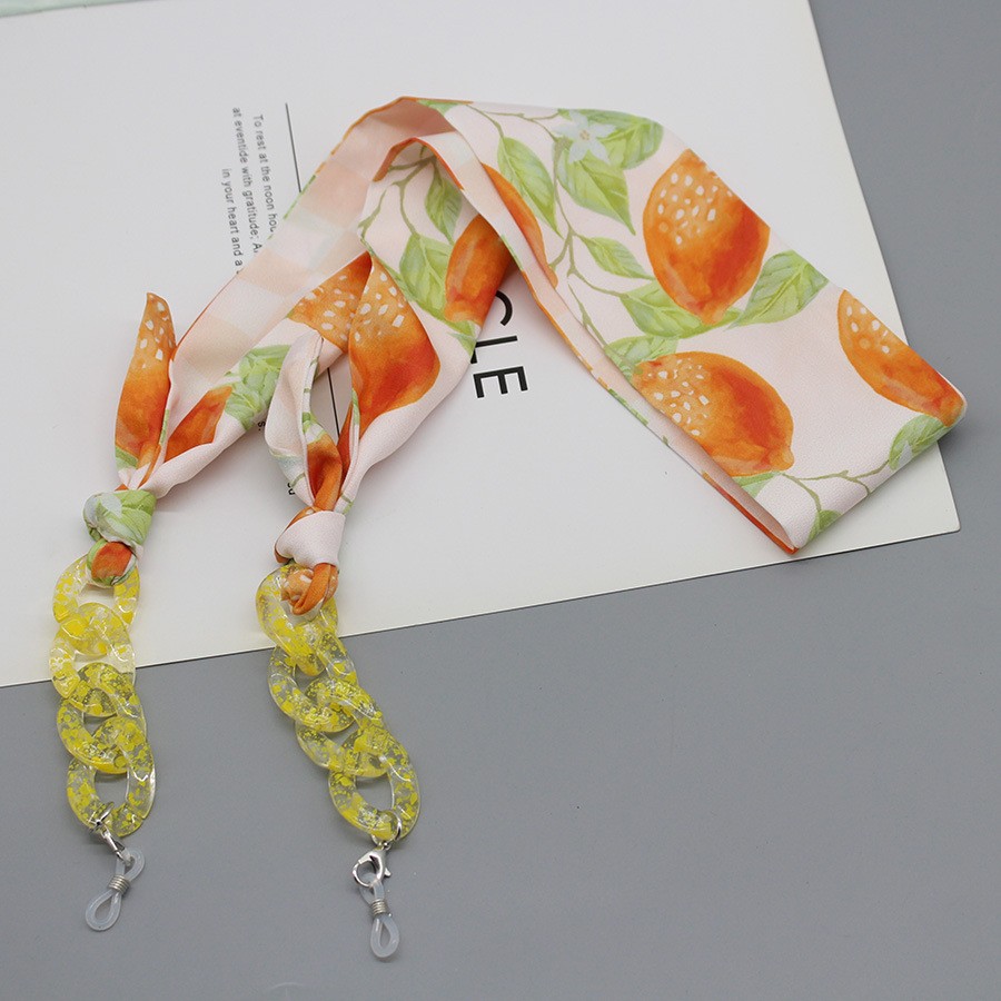 Bohemia Print Silk Scarf Glass - огляд і ціна Silk Neck Scarf