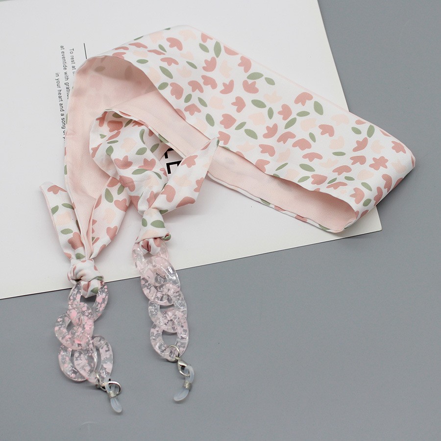 Bohemia Print Silk Scarf Glass - огляд і ціна Silk Neck Scarf