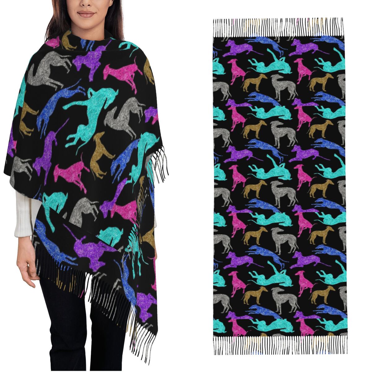 Greyt Greyhound Combo Scarf Wa - огляд і ціна Pashmina Wrap Large