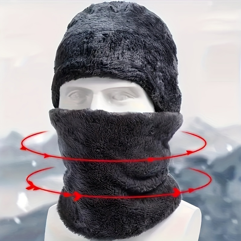 Men's winter hat, outdoor wint - огляд і ціна Muffler Men Wool