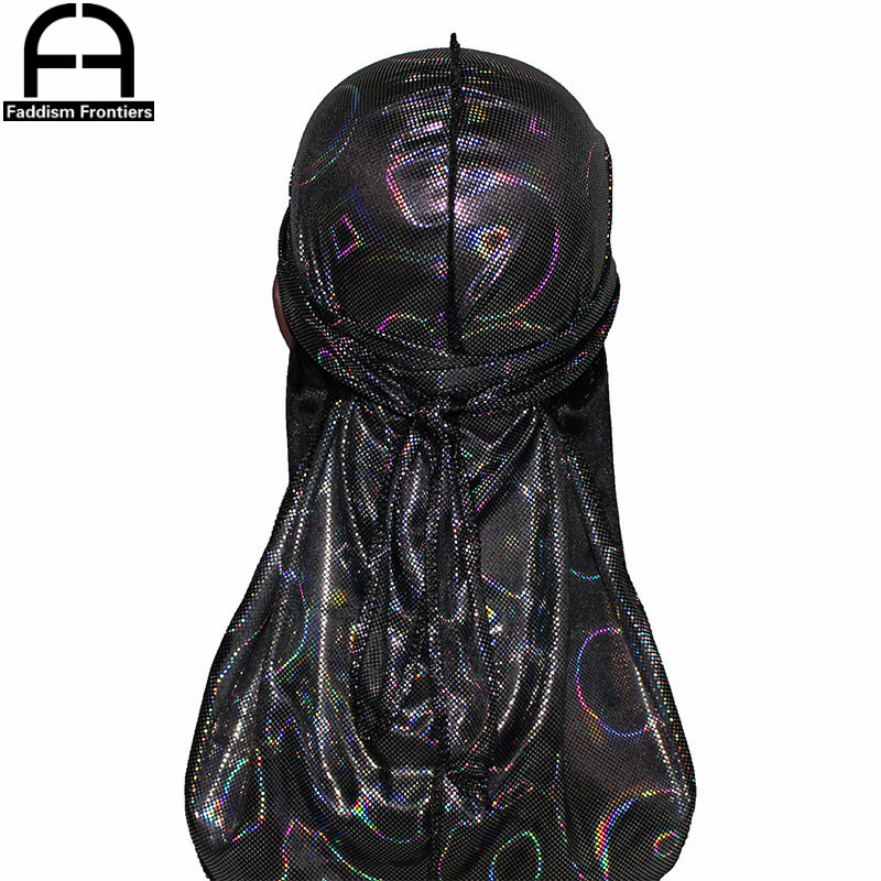 New Men's Colorful Sparkly Sil - огляд і ціна Bandana Doo Rag