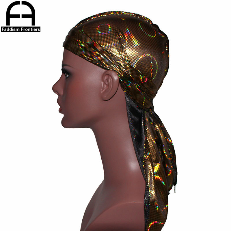 New Men's Colorful Sparkly Sil - огляд і ціна Bandana Doo Rag