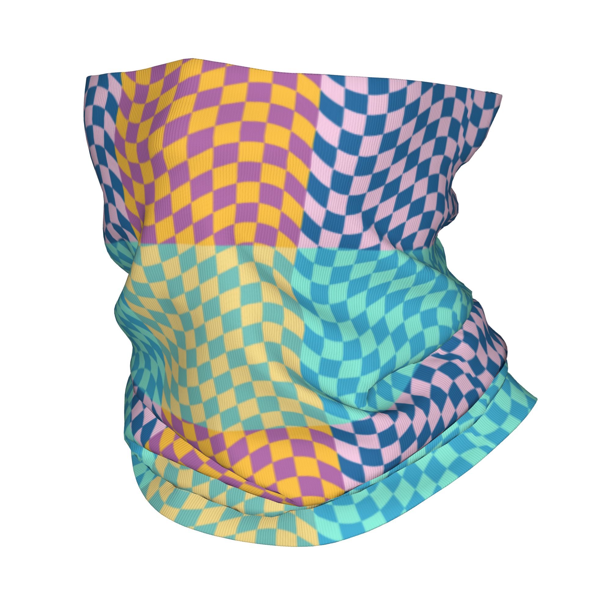 Custom Colored Checkered Banda - огляд і ціна Neck Warmer Tube