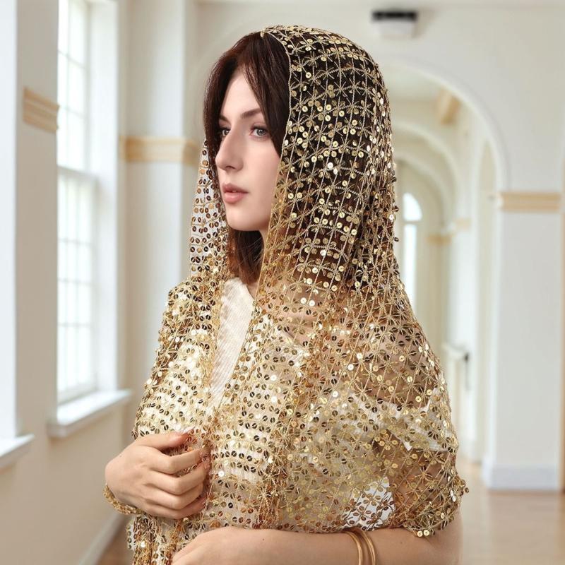 Y3NE Embellished Sequins Weddi - огляд і ціна Stole Wedding Shawl