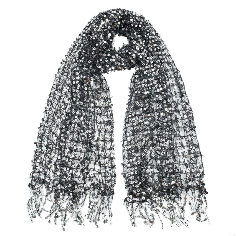 Y3NE Embellished Sequins Weddi - огляд і ціна Stole Wedding Shawl