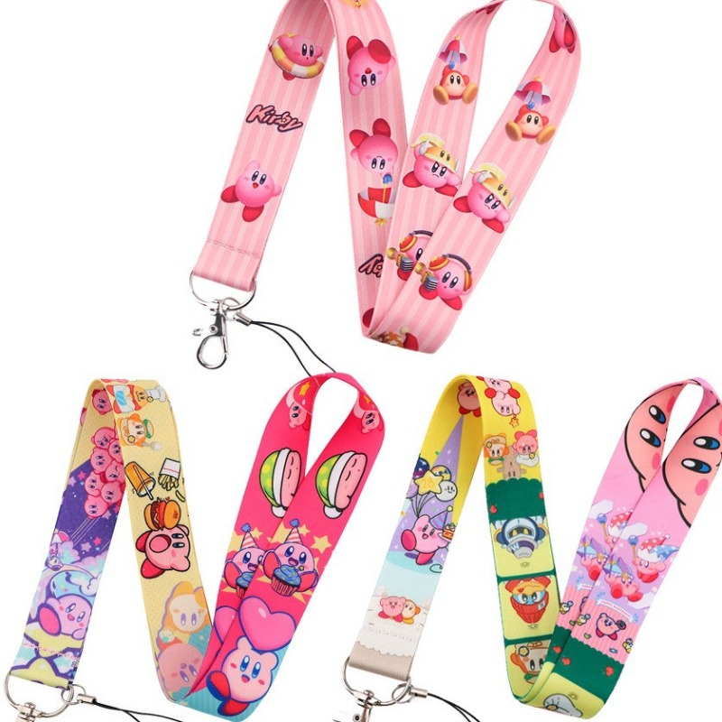 Hot Cute Kirby Lanyard Colorfu - огляд і ціна Lanyard Badge Holder