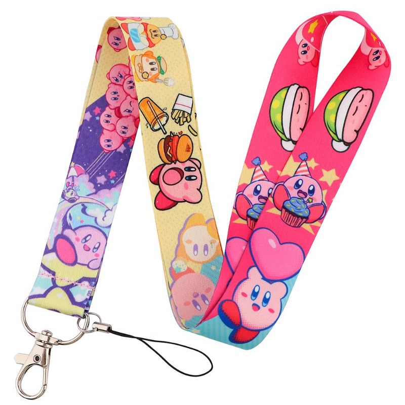 Hot Cute Kirby Lanyard Colorfu - огляд і ціна Lanyard Badge Holder