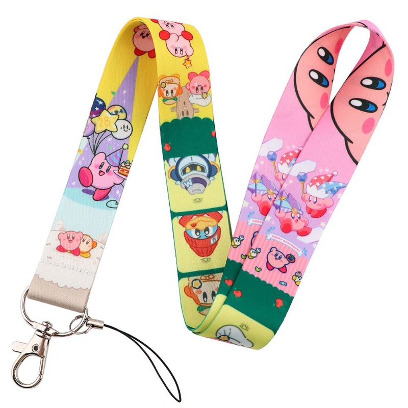 Hot Cute Kirby Lanyard Colorfu - огляд і ціна Lanyard Badge Holder