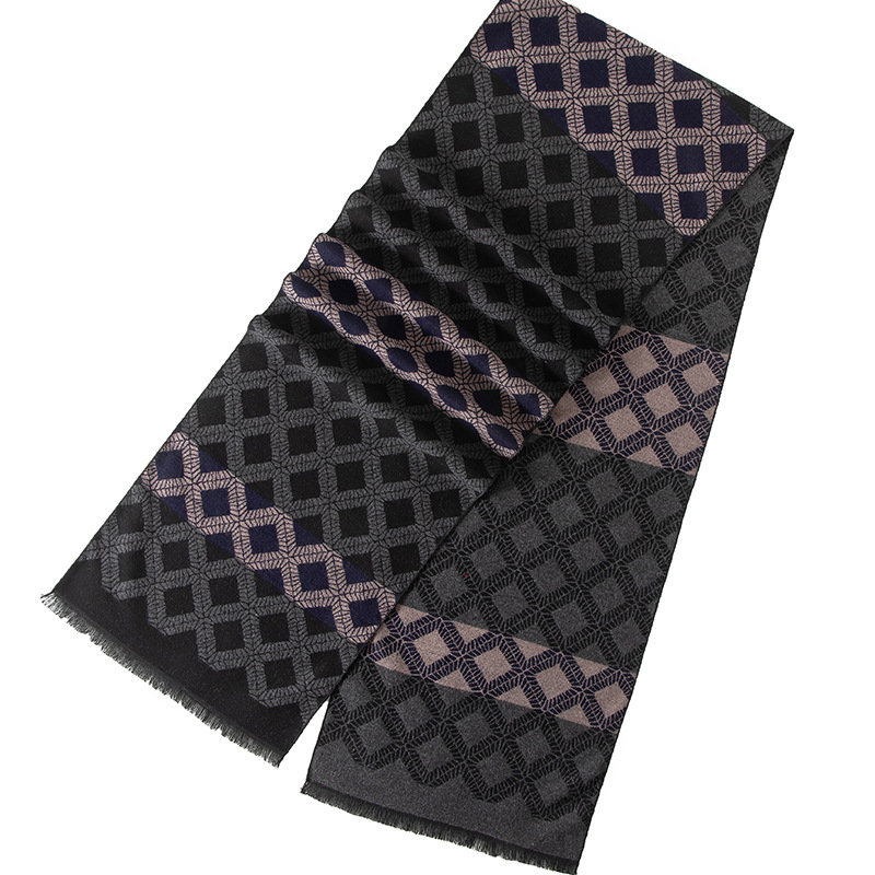 Designer Brand Plaid Winter Me - огляд і ціна Muffler Men Wool
