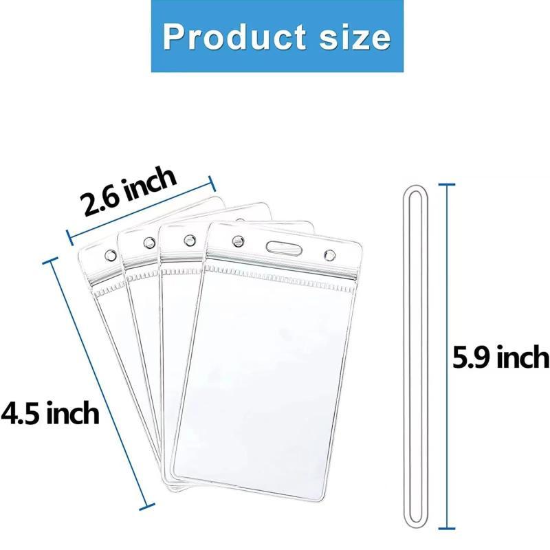 Clear Plastic ID Badge Holders - огляд і ціна Lanyard Badge Holder
