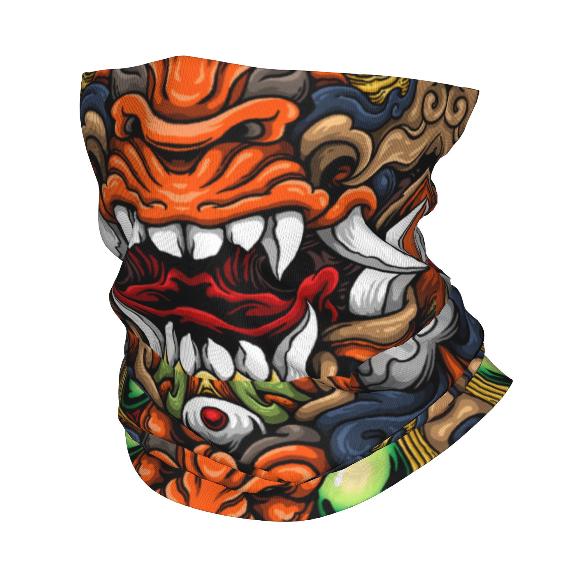 Custom Samurai Demon Oni Winte - огляд і ціна Neck Warmer Tube