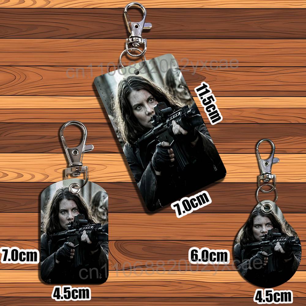 Negan Maggie Walking Dead Leat - огляд і ціна Lanyard Badge Holder