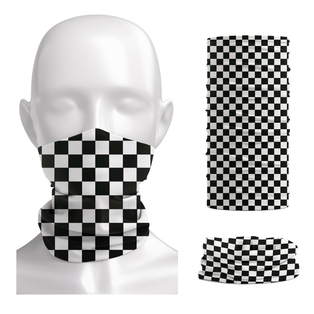 Checkered Ska Printed Headband - огляд і ціна Neck Warmer Tube