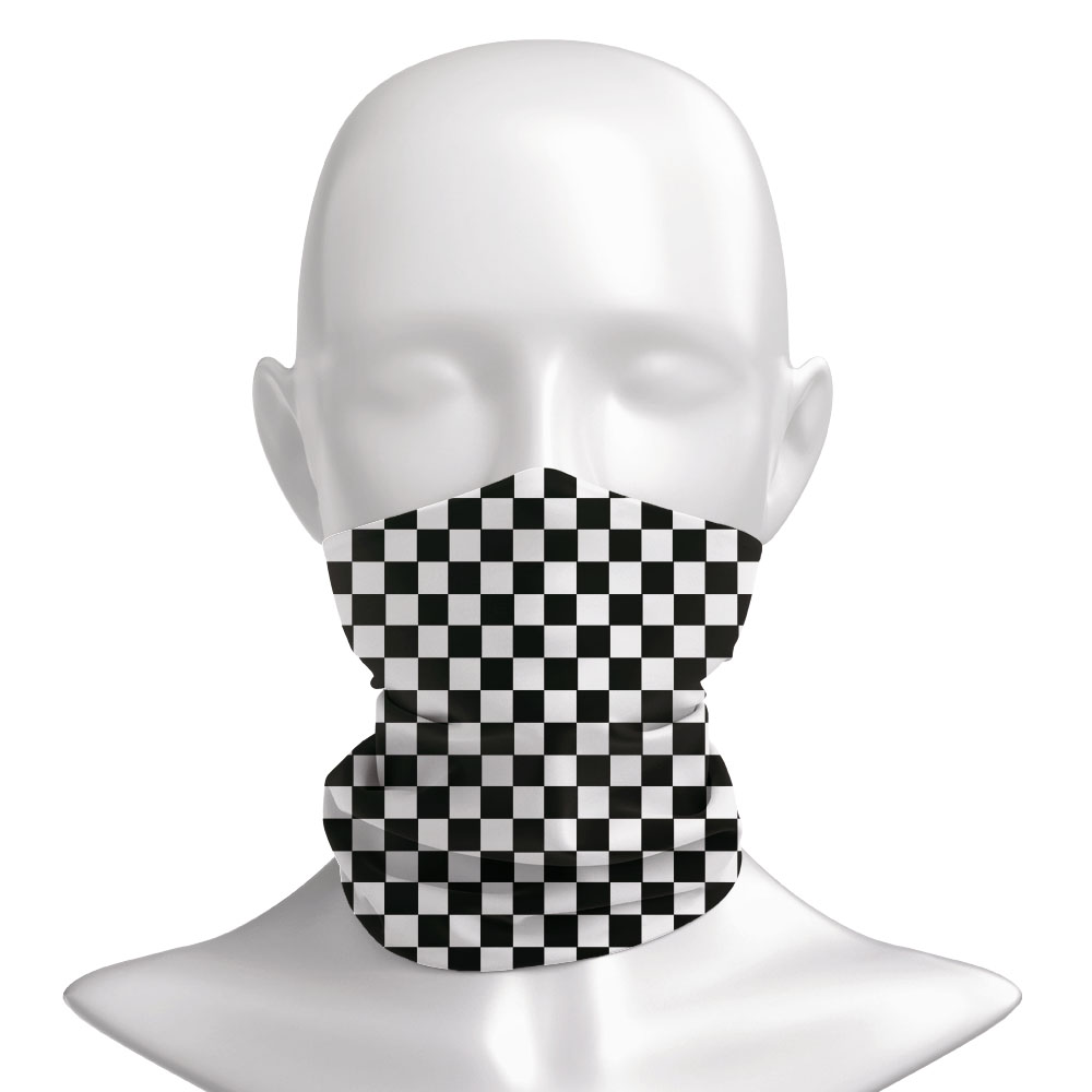 Checkered Ska Printed Headband - огляд і ціна Neck Warmer Tube